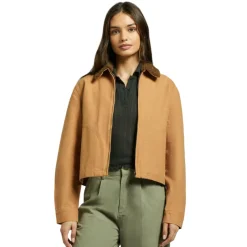 Mechanics W Garage Zip Jacket Tobacco Brown