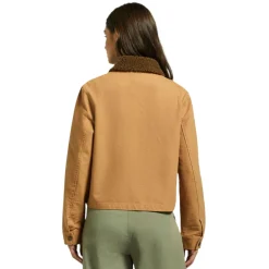 Mechanics W Garage Zip Jacket Tobacco Brown
