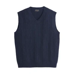 Merino Sweater Vest Indigo Heather