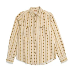 Mountain Shirt L/S Mountain Angle Bone White