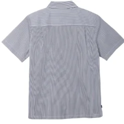 Nelson SS Woven White/Indigo