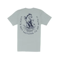 No Luck Tee Big Sky Blue