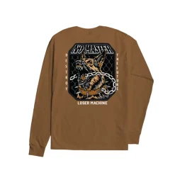 No Masters L/S Tee Brown Sugar