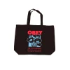 Obey Art Studio Flower Tote Bag Black