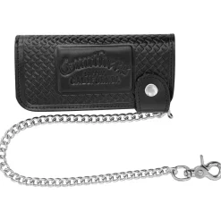 Old E Chain Wallet - Black
