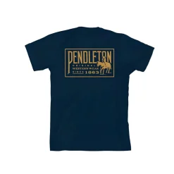 Original Western Graphic Tee Navy/Gold
