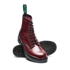 Oxblood Hi-Shine 8 Eye Derby Boot