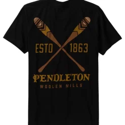 Paddle Graphic Tee Black/Brown