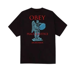 Peace & Justice Statue Tee Black