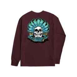 Pearl LS Tee Burgundy
