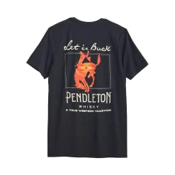 Pendleton Whiskey Let'er Buck Graphic Tee Black/Red