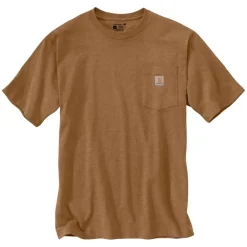 Pocket C Graphic S/S Tee Oiled Walnut