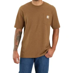 Pocket C Graphic S/S Tee Oiled Walnut