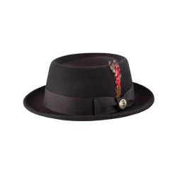 Pork Pie Hat Black