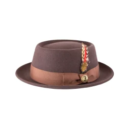 Pork Pie Hat Brown