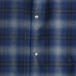 Quilted Coaches Jacket Navy Ombre