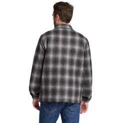 Quilted Coaches Jacket Oxford Mix Ombre