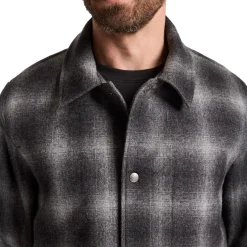 Quilted Coaches Jacket Oxford Mix Ombre