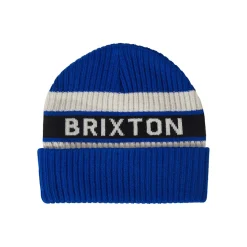 Rainier Striped Beanie Royal/White/Black