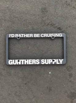 Rather Be Cruising License Plate Frame