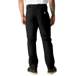 Relaxed Straight Rigby Dungaree Black