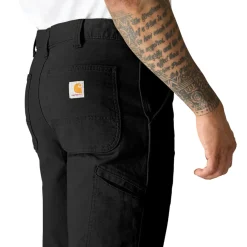 Relaxed Straight Rigby Dungaree Black