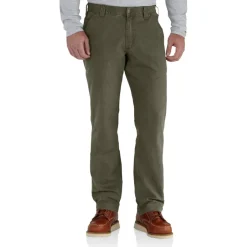 Relaxed Straight Rigby Dungaree Moss