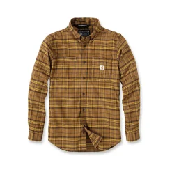 Rugged Flex Midweight Flannel Oak Brown