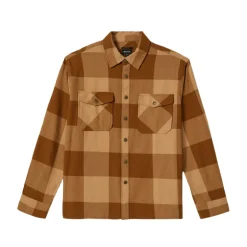 Selden Flannel Washed Copper/Curry Buffalo