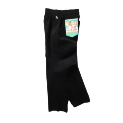 Semiwide Corduroy Pants Black