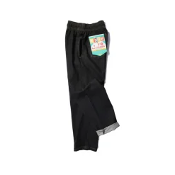 Semiwide Denim Pants Black