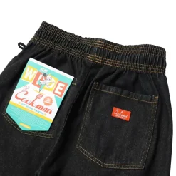 Semiwide Denim Pants Black