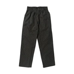 Semiwide Herringbone Stripe Pants Charcoal