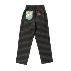 Semiwide Herringbone Stripe Pants Charcoal