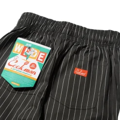 Semiwide Herringbone Stripe Pants Charcoal