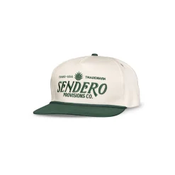 Sendero Logo Hat Cream/Green