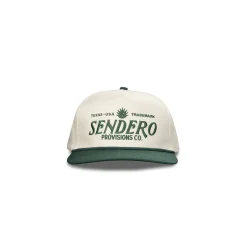 Sendero Logo Hat Cream/Green