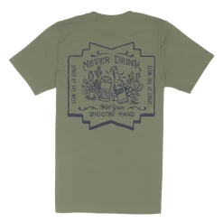 Shootin' Hand Salud Tee Sage