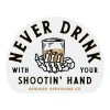 Shootin' Hand Sticker