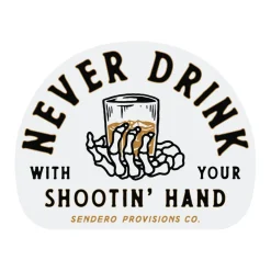 Shootin' Hand Sticker