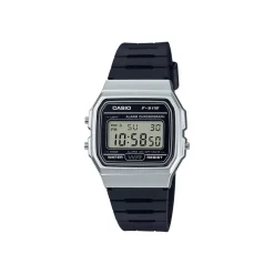 Silver & Black Digital Watch