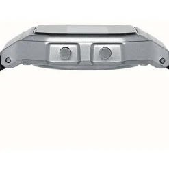 Silver & Black Digital Watch