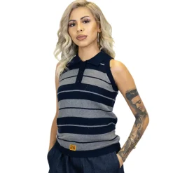 Sleeveless Charlie Brown Navy/Heather