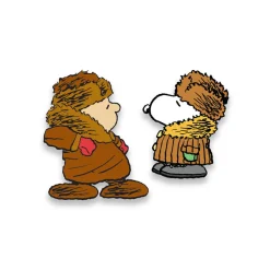 Snoopy & Charlie Brown Coat Pins