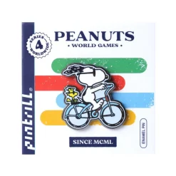 Snoopy & Woodstock Biking Pin