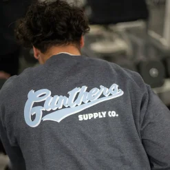 Supply Co Script Crewneck Heather Grey