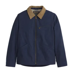 Tahoma Canvas Trucker Jacket Navy