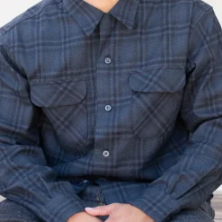 Tall Board Shirt Black Shadow Plaid 25'