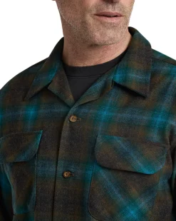 Tall Board Shirt Teal/Charcoal Ombre 25'