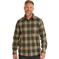 Trail Shirt Brown/Green Plaid 24'